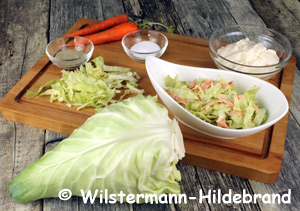 American Coleslaw aus Spitzkohl Caraflex