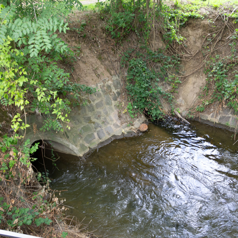 Wassereinspeisung in den Gillbach
